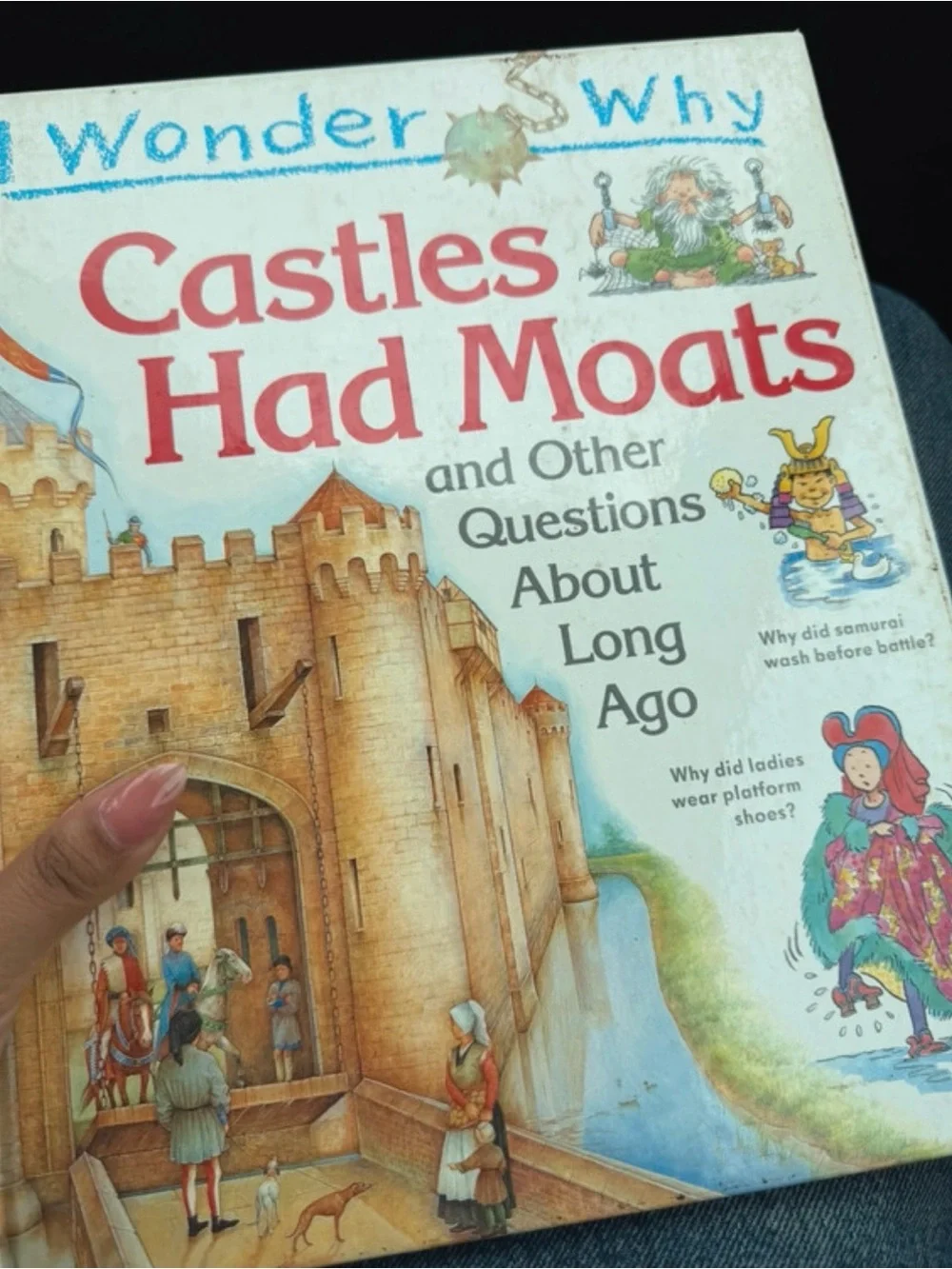 Castles Had Moats - Children's History Book (White, Red, Tan)